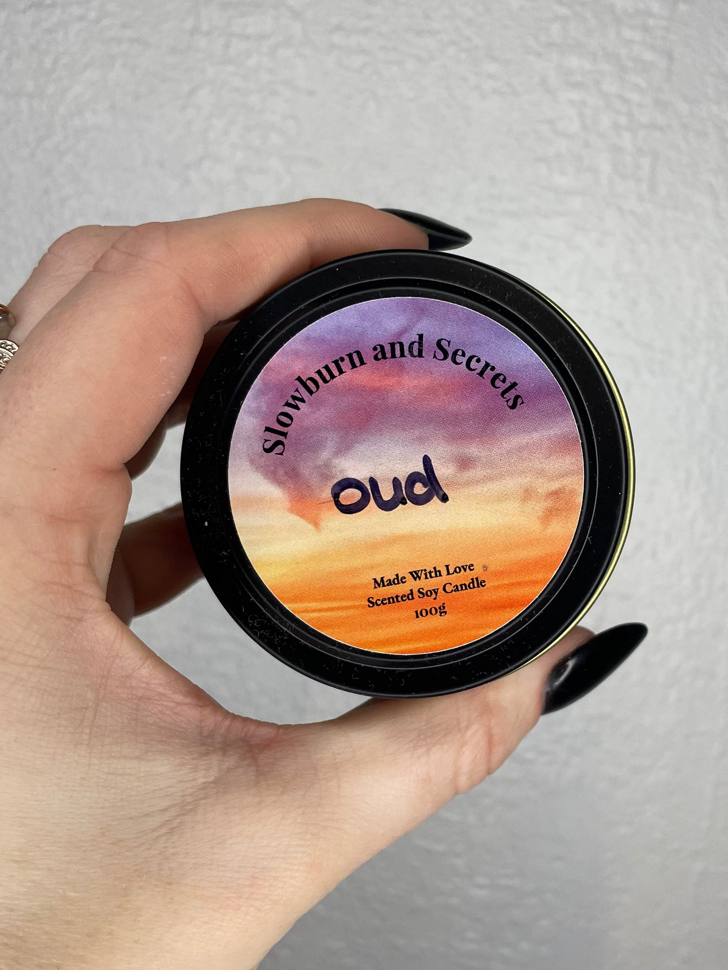Bougie Bois de Oud